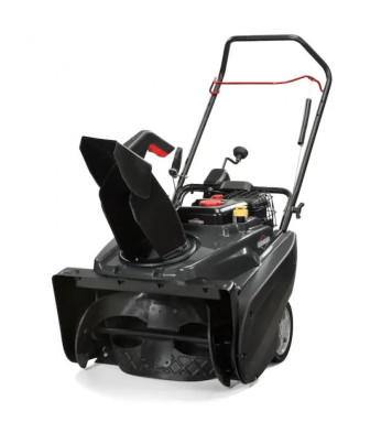 Briggs And Stratton 1022E 22-in 208-cc Single-Stage with Auger Assistance Gas Snow Blower with Push-Button Electric Start