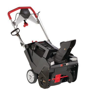 Troy-Bilt Squall XP 21 in. 208 CC Electric Start Single-Stage Gas Snow Thrower with Dual-LED Headlights Remote Chute Control