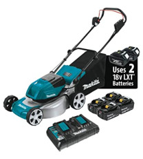 Makita 18V X2 LXT Lithium-Ion 36V 17 Cordless Lawn Mower Kit Brushless Angle Grinder