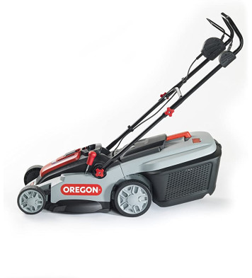 Oregon LM300 Cordless Battery-Powered 16 Lawn Mower Battery Charger Included